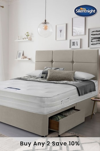 Silentnight Natural Eco 1200 Mirapocket Mattress and 2 Drawer Divan Base Bed Set (T54993) | £630 - £990