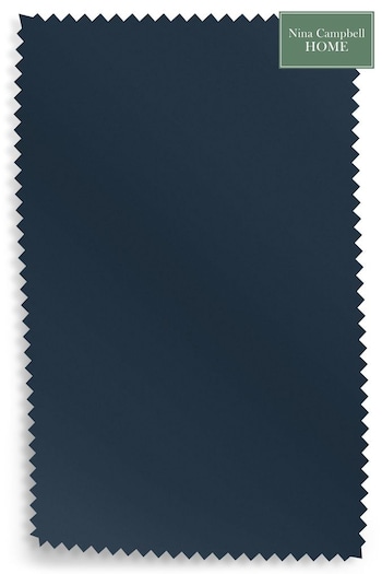 Westbourne Indigo Upholstery Swatch By Nina Campbell (T55145) | £0