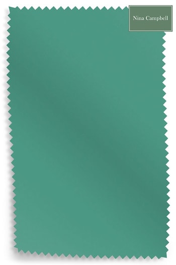 Westbourne Teal Upholstery Swatch By Nina Campbell (T55147) | £0