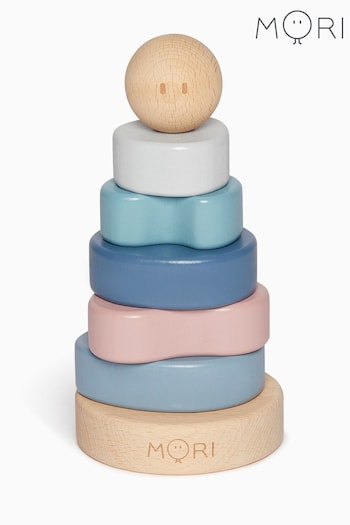 MORI Natural Sustainable Wooden Stacking Rings (T55815) | £18