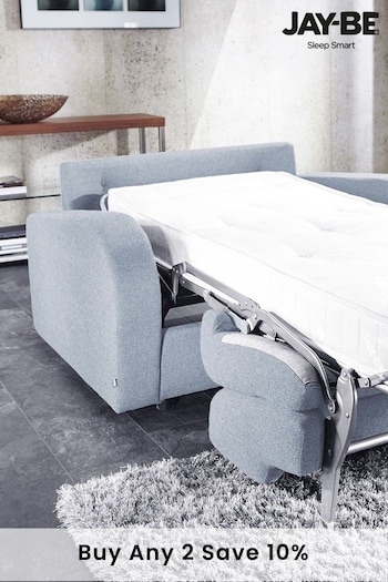 Jay-Be Blue Retro Sofa Bed Chair with Deep Sprung Mattress (T56182) | £1,400