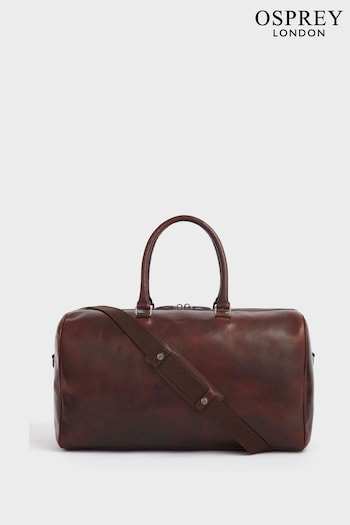 OSPREY LONDON The Carter Leather Weekend Holdall Bag (T56700) | £395