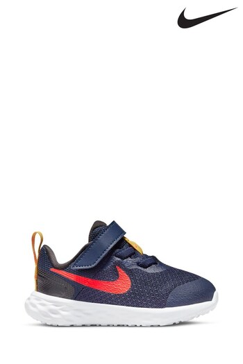 Nike Navy Revolution 6 Infant Trainers (T56835) | £28