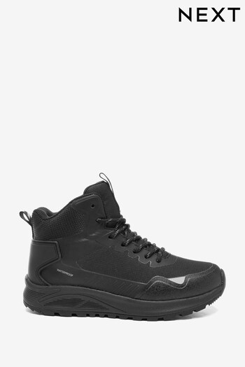 Black Waterproof Walking Boots (T56975) | £40 - £46