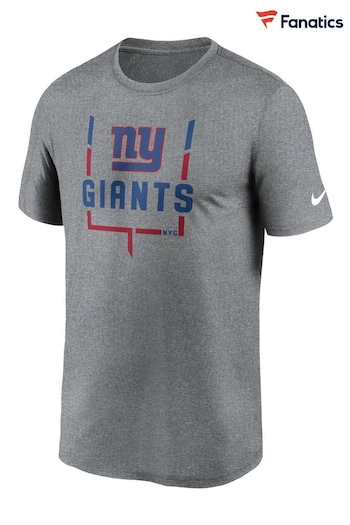 Nike Grey Fanatics NFL New York Giants Nike Legend Goal Post T-Shirt (T57329) | £32