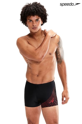 Speedo Black Medley Logo Aquashort Swim Shorts (T57372) | £28