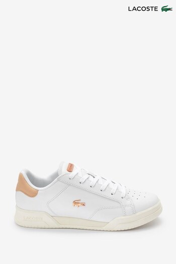 Lacoste White Twin Serve Trainers (T57475) | £99