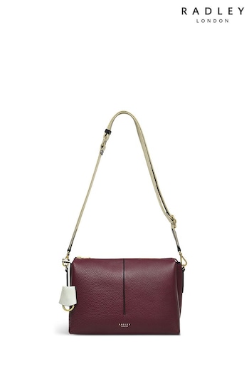 Radley London Red Hillgate Place Medium Ziptop Crossbody Bag (T57614) | £239