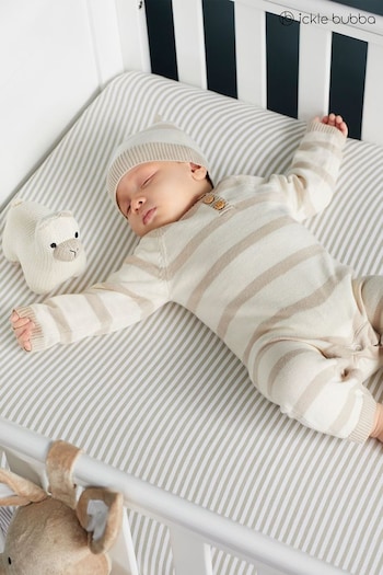 Ickle Bubba Cream Knitted Romper Gift Set (T57862) | £39