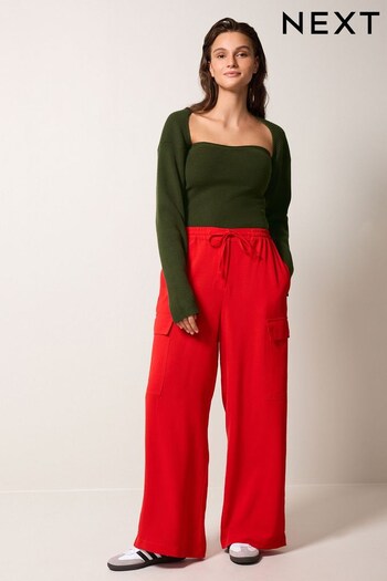 Red Smart Cargo Trousers (T58366) | £45