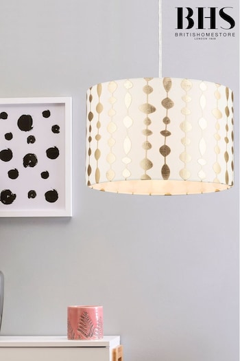 BHS Natural Foil On Linen Shade (T58522) | £28