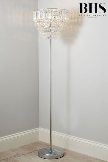 BHS Chrome Paladina Floor Lamp (T58591) | £180