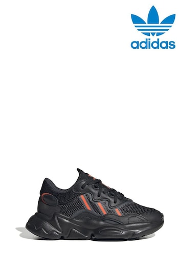 adidas coat Originals Kids OZWEEGO Black Trainers (T58844) | £50