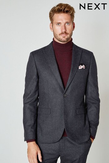 Navy Wool Donegal Suit Jacket (T59164) | £110