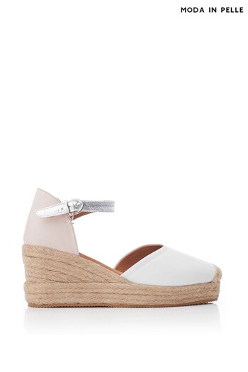 Moda In Pelle Espadrille Wedges With Ankle Strap (T59419) | £89