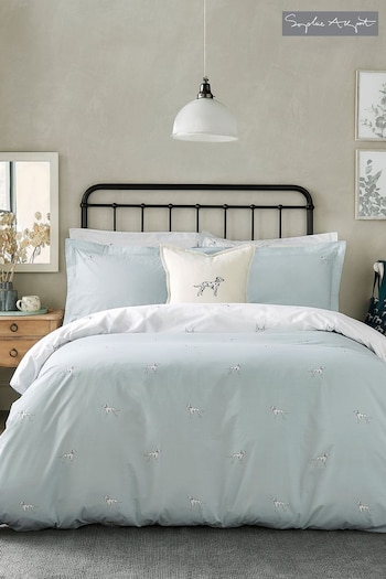 Sophie Allport Sky Blue Dalmatian Duvet Cover and Pillowcase Set (T59881) | £48 - £90