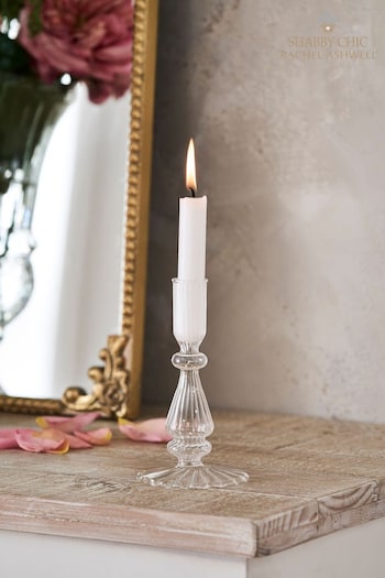 Shabby Chic by Rachel Ashwell® Clear Taper Holder (T60092) | £12