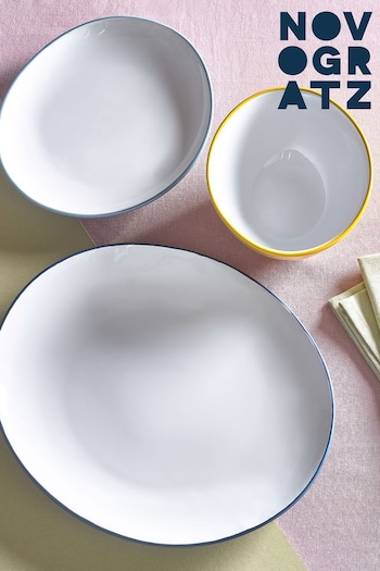 Novogratz 12 Piece Multi Oval Shaped Dinnerset (T60116) | £65