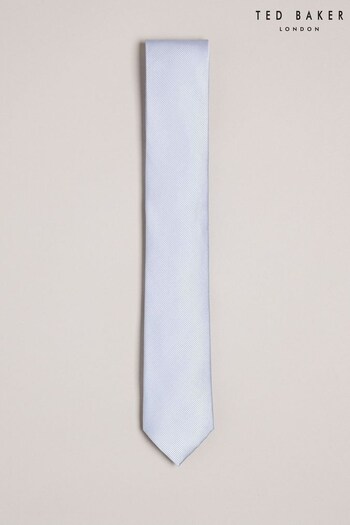 Ted Baker Blue Moorez Ottoman Silk Tie (T60194) | £45