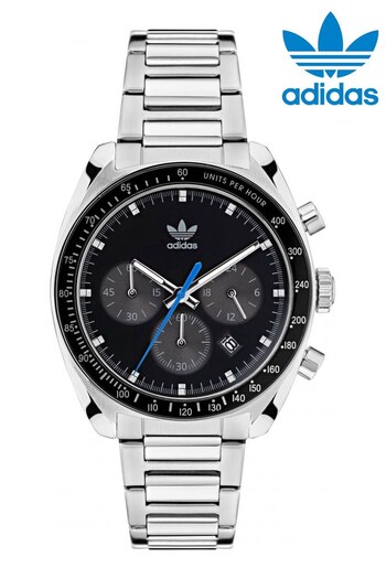 adidas depot Originals Ladies Silver Tone EDITION ONE CHRONO Watch (T60270) | £139