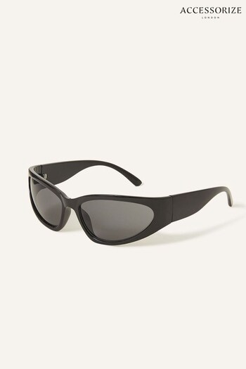 Accessorize Sports Wrap Black Sunglasses (T60422) | £16