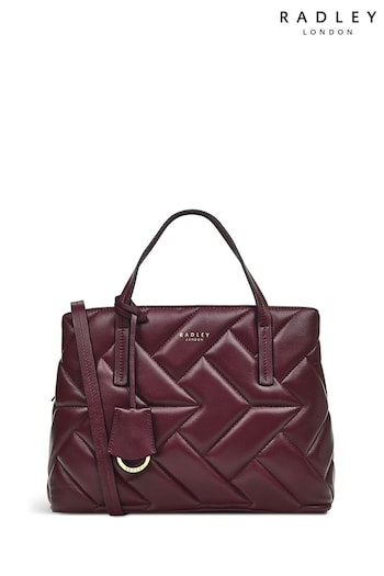 Radley London Red Dukes Place Quilt Medium Ziptop Grab Bag (T60720) | £219