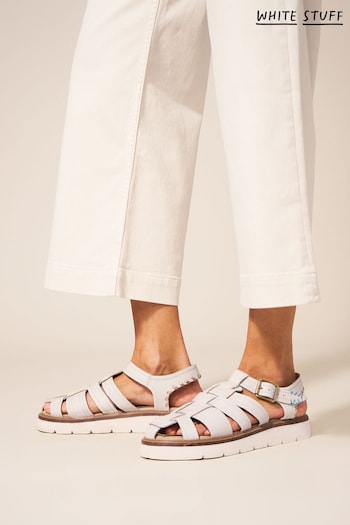 White Stuff Natural Chunky Fisherman Sandals leather (T60739) | £69