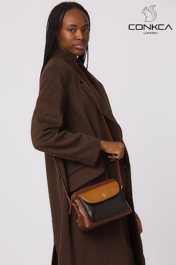 Conkca Dainty Leather Cross-Body Bag (T60813) | £49