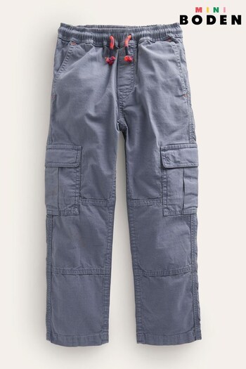 Boden Grey Cargo Pull-On Trousers (T61016) | £32
