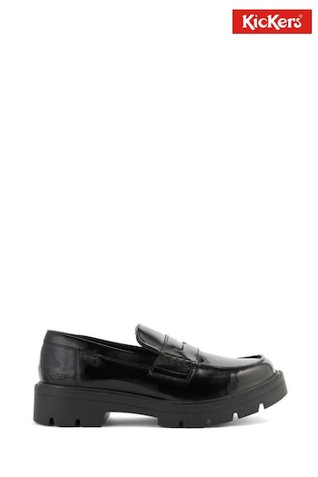 Kickers tb0a2dte0271s Black Kori Leather Loafers (T61092) | £85