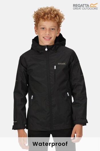 Regatta Black Junior Calderdale II Waterproof Jacket (T61211) | £38