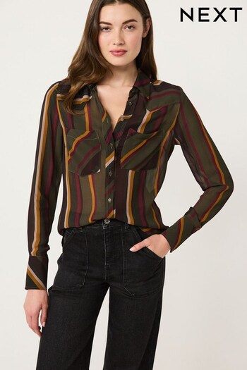 Multicolour Stripe Long Sleeve Shirt (T61460) | £36