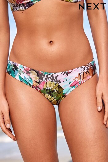 Multi Floral High Leg Bikini Bottoms (T61591) | £15