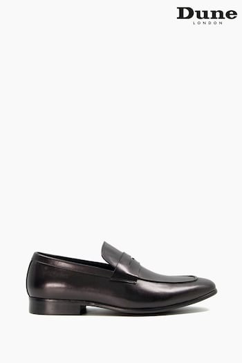 Dune London Black Shawl Snaffle Loafers (T62381) | £95