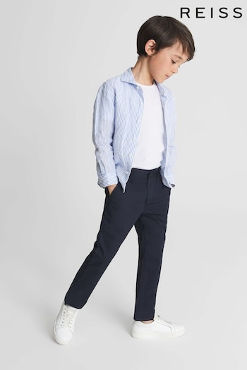 Reiss Navy Pitch Junior Slim Fit Casual Chinos (T62513) | £32