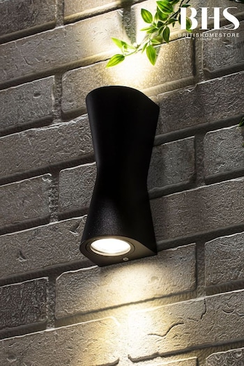 BHS Black Skye Double Cone Wall Light (T62626) | £20