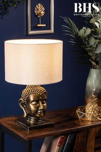 BHS Gold Buddha Table Lamp (T62868) | £50