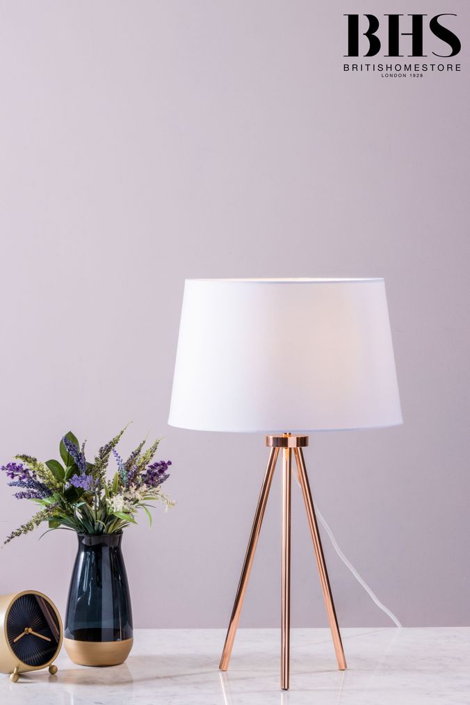 Buy Desk Table Lamps BHS Lighting Copper Online Next UK
