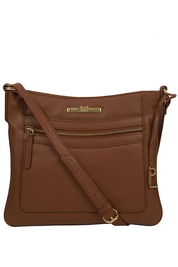 Pure Luxuries London Lewes Leather Cross-Body Bag (T63130) | £49