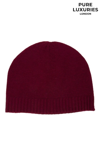Pure Luxuries London Bowness Cashmere And Merino Wool Beanie Hat (T63256) | £35