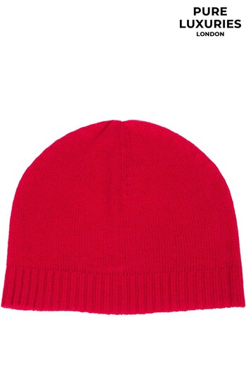 Pure Luxuries London Bowness Cashmere And Merino Wool Beanie Hat (T63284) | £35