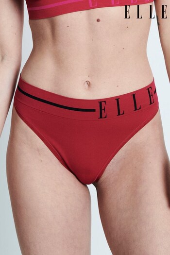 ELLE Red Headline Seamless Thongs (T63425) | £12
