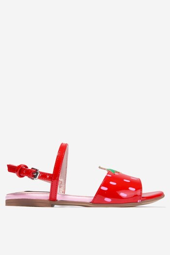 Girls Strawberry Sandals in Pink (T63446) | £47