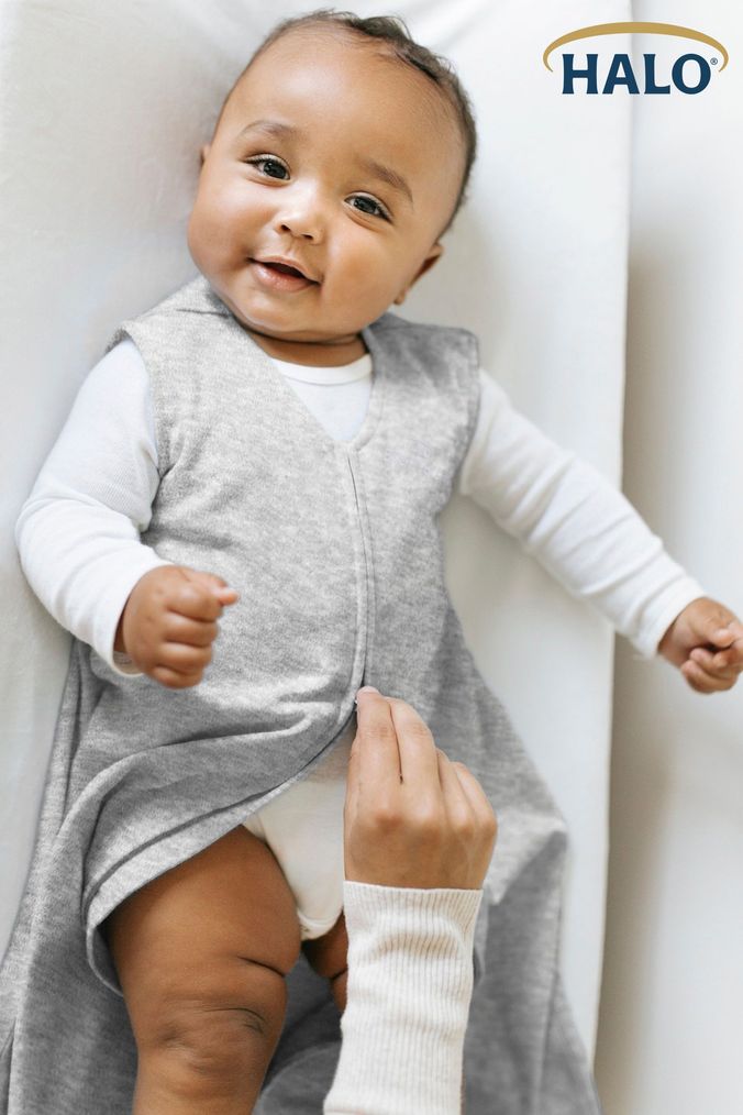 Halo Grey SleepSack 0.5 TOG Sleeping Bag (T63479) | £20