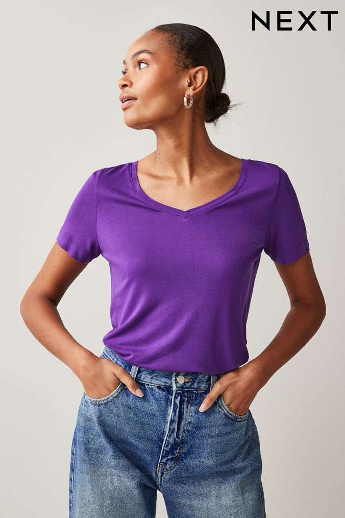 dark purple ladies tops
