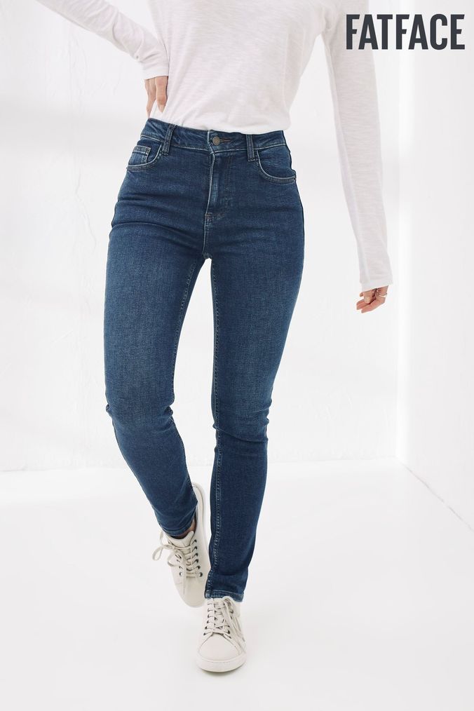 Buy Women s FatFace Slim Jeans Online Next UK
