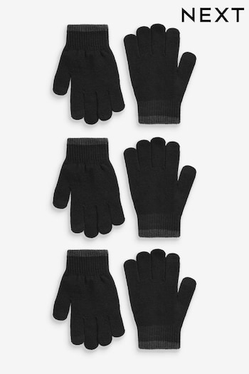 Black Magic Finger Gloves 3 Pack (3-16yrs) (T63741) | £6 - £8