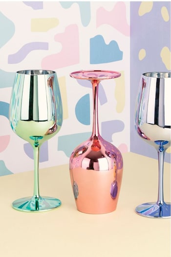 Maison by Premier Mimo Wine Glasses Multi-Colour Set of 4 (T65035) | £27