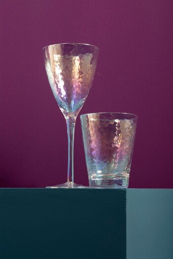 Interiors by Premier Aurora Wine Glasses Set of 4 (T65036) | £36