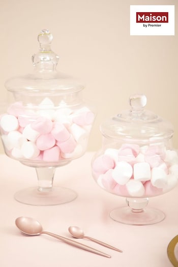 Maison by Premier Clear Clear Glass Candy Storage Jar (T65174) | £22